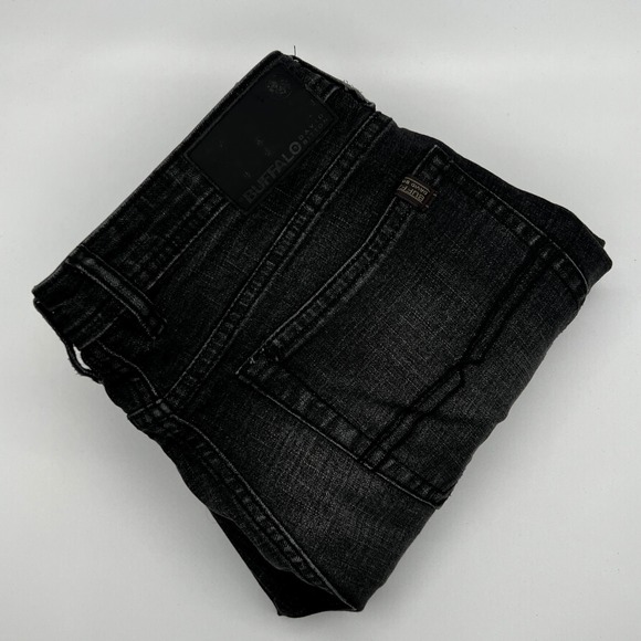 Buffalo David Bitton Other - Buffalo Jackson Jeans Mens 32x29 Black Excellent Straight Stretch Faded Denim